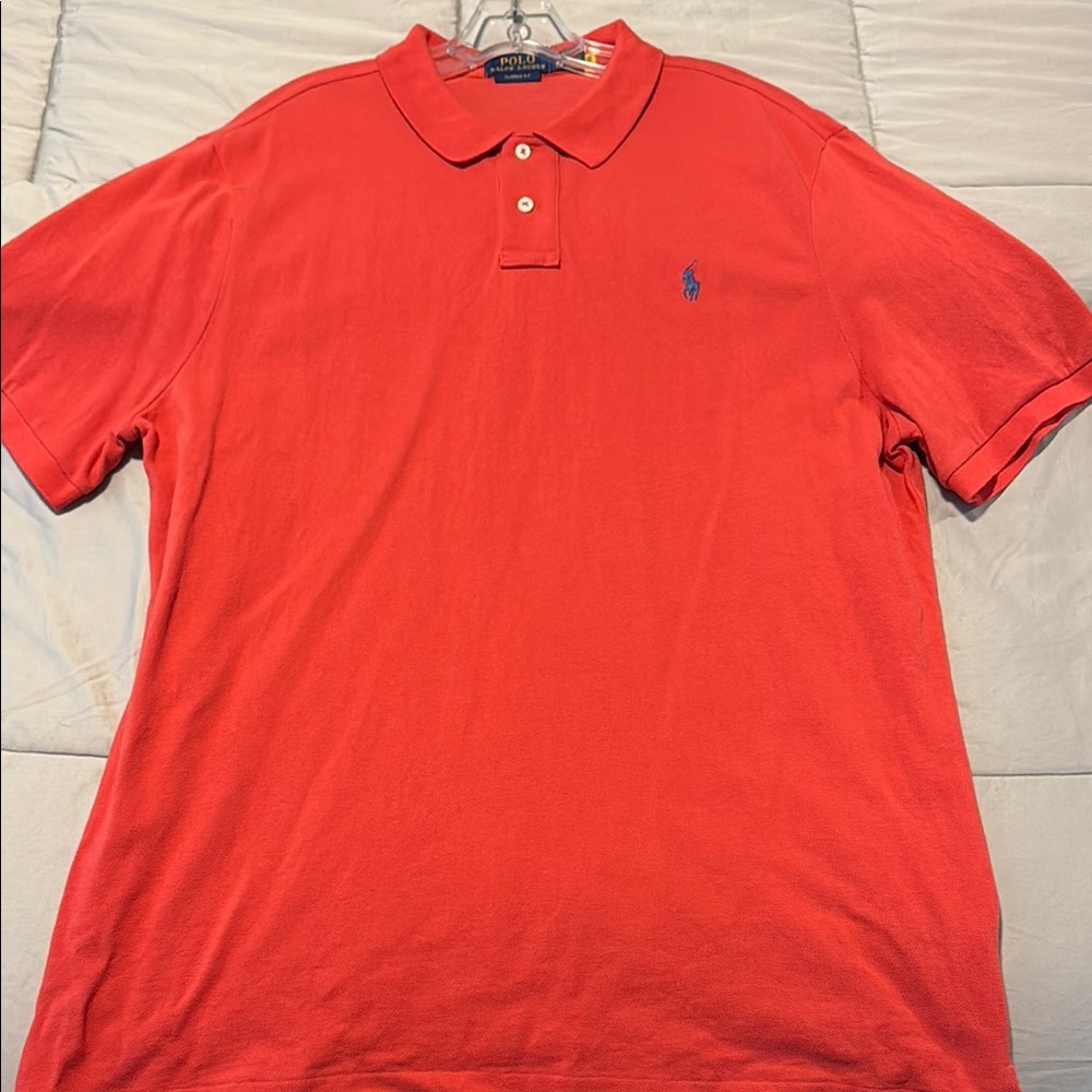 Ralph Lauren Men's Red/Orange Polo
